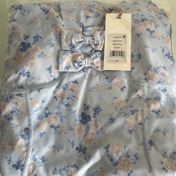 LoveShackFancy Whisper Blue Hubert Floral Active Dress - Picture 13 of 13